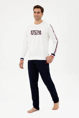 Мужской кремовый пижамный комплект Неожиданная скидка в корзине