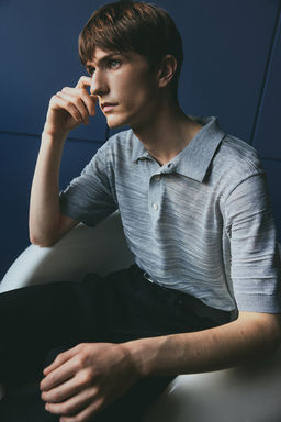 Polo en punto fino Regular Fit - H&m фото 5