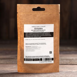 Подарочный набор для приготовления настойки Перцовка: набор трав и специй 7 г, штоф 500 мл., инструкция