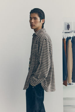 Camisa de cuadros en algod?n - H&m фото 3