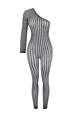 Siyah Dantel Tek Kol Kaps?z Vucut Corab?/Fantezi Body THMSS26BD00023