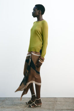 FINE KNIT SWEATER - Zara фото 16