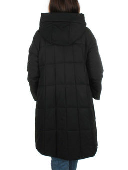 22-110 BLACK Куртка зимняя облегченная женская (150 гр. холлофайбер) - Фабричный китай фото 5