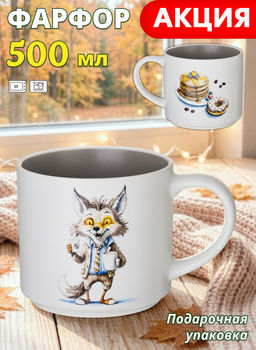 КРУЖКА LEFARD CRAZY COFFEE 500МЛ
