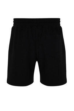 Siyah Regular/Normal Kesim Dokulu Kal?n Sort TMNSS24SR00074