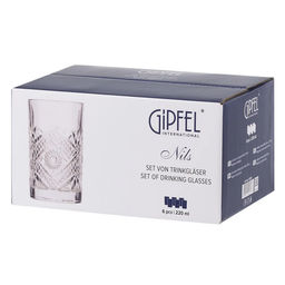 52397 GIPFEL Набор стаканов NILS 6 шт., 280 мл. Материал: хрустальное стекло. - Werner фото 3