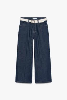 Z1975 DENIM WAISTCOAT WITH COVERED BUTTONS - Zara фото 12