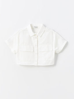 Basic K?sa Kollu K?z ?ocuk Crop G?mlek