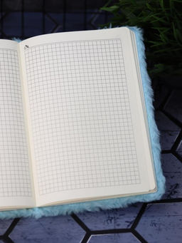 Блокнот плюшевый "Mermaid tail", mix, 21,5х15 см, плотность 80 гр.