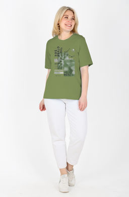 Футболка Лаура Ф-96 (44-60) кулирка - Лотос фото 10