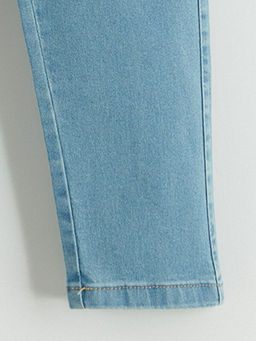 Regular Fit Erkek ?ocuk Kargo Jean Pantolon