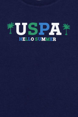 Детская темно-синяя футболка с круглым вырезом Неожиданная скидка в корзине - U.s. polo assn фото 6