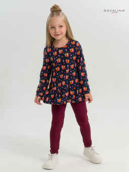 Костюм Алиса лисята на синем-марсала - Sovalina фото 25