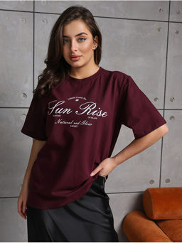Футболка "Раиз" Бордо женская
