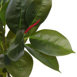 Искусственное растение "Ветка Фикуса" 100см зеленая