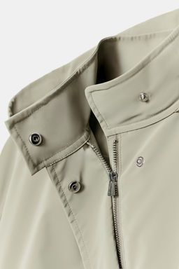 COATED HOODED JACKET - Zara фото 30