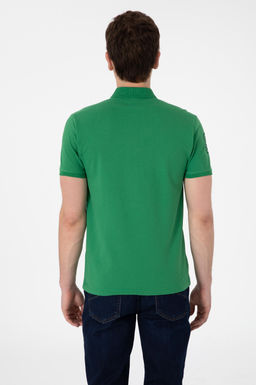Erkek Slim Fit Polo Yaka Ye_il Basic Ti__rt Sepette S_rpriz _ndirim - U.s. polo assn фото 5