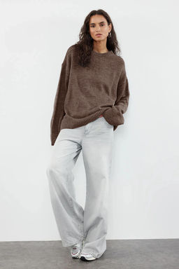 Vizon Genis Kal?p Yumusak DokuluTriko Kazak TWOAW25KZ00168