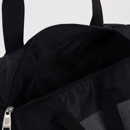 Сумка спортивная на молнии, длинный ремень цвет серый - Simaland фото 4