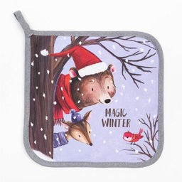 Прихватка Magic winter 19х19 саржа,100% х/л,ватин 250г/м2 - Этель фото 2