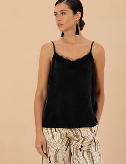 Siyah Cupro Regular Fit Bluz - Pierre cardin фото 3