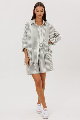 Костюм Lars Style 1111/1 молочный, зеленый, белый