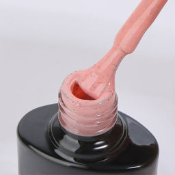 Гель лак для ногтей, с вкраплениями, трехфазный, 8 мл, LED/UV, розовый (01)