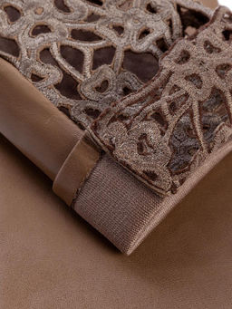 Перчатки женские ш/п F-0160 l.taupe - Eleganzza фото 13