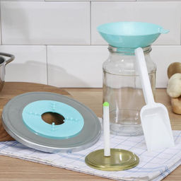 Набор для консервирования: воронка, магнит, лопатка, насадка на стерилизатор, МИКС