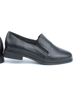 03-DCO100-1P BLACK Лоферы женские (натуральная кожа) - Фабричный китай фото 4