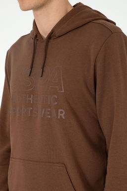 Мужской коричневый свитшот - U.s. polo assn фото 7