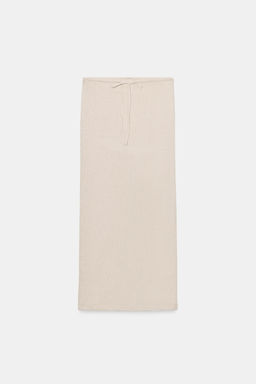 FALDA LARGA RECTA / Beige - Zara фото 8