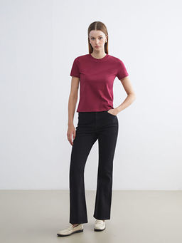 Flare Kad?n Jean Pantolon