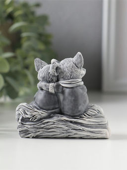 Сувенир "Лисы влюбленная парочка", 6,5см