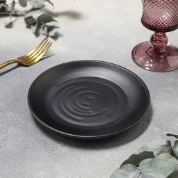 Тарелка Чёрный Восток, d=15,5 см, цвет чёрный - Simaland фото 2