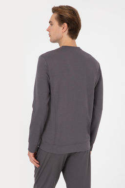 Erkek Regular Fit Bisiklet Yaka Gri Sweatshirt - U.s. polo assn фото 5