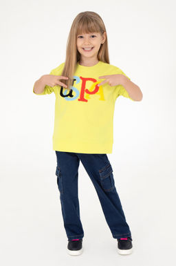 Толстовка для девочек фисташкового цвета Неожиданная скидка в корзине - U.s. polo assn фото 2