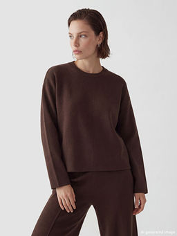 Bisiklet Yaka Kad?n Sweatshirt