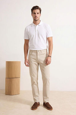 Ta_ Straight Boru Pa_a %100 Pamuk Mevsimlik Gabardin Erkek Dokuma Pantolon TMNSS26PL00017