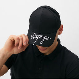 Кепка MINAKU «Винтаж», чёрная, размер 56-58