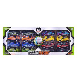 Набор машин "Crash racing" металл, в коробке
