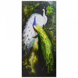 Панно "Жар-птица" плотная ткань со стразами, 0,9х2м (Китай)