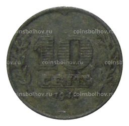 10 центов 1942 года Нидерланды