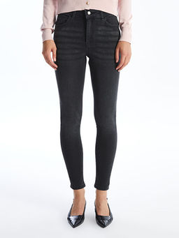 Y?ksek Bel Push Up Kad?n Jean Pantolon