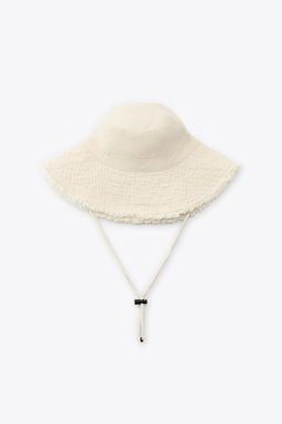 FRAYED BUCKET HAT - Zara фото 4