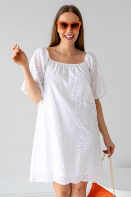 Платье А-344ш белый - Angelika фото 4