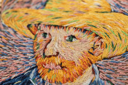 Набор для вышивания PANNA Живая картина MET-JK-2260 Брошь. Автопортрет в соломенной шляпе 5 х 6 см