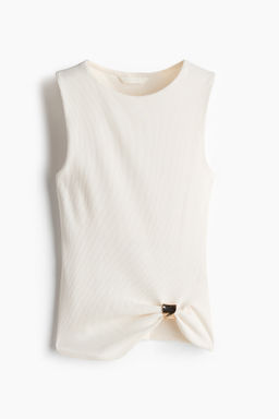 Top de canal? con detalle drapeado - H&m фото 3