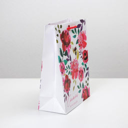 Цена за 2 шт. Пакет подарочный ламинированный, упаковка, Present for you, MS 18×23×8 см