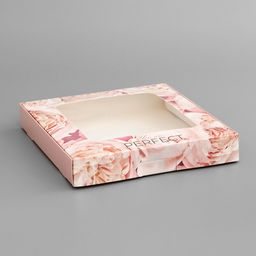 Цена за 5 шт. Коробка подарочная сборная с окном, упаковка, «Ты прекрасна», 19×19×3 см